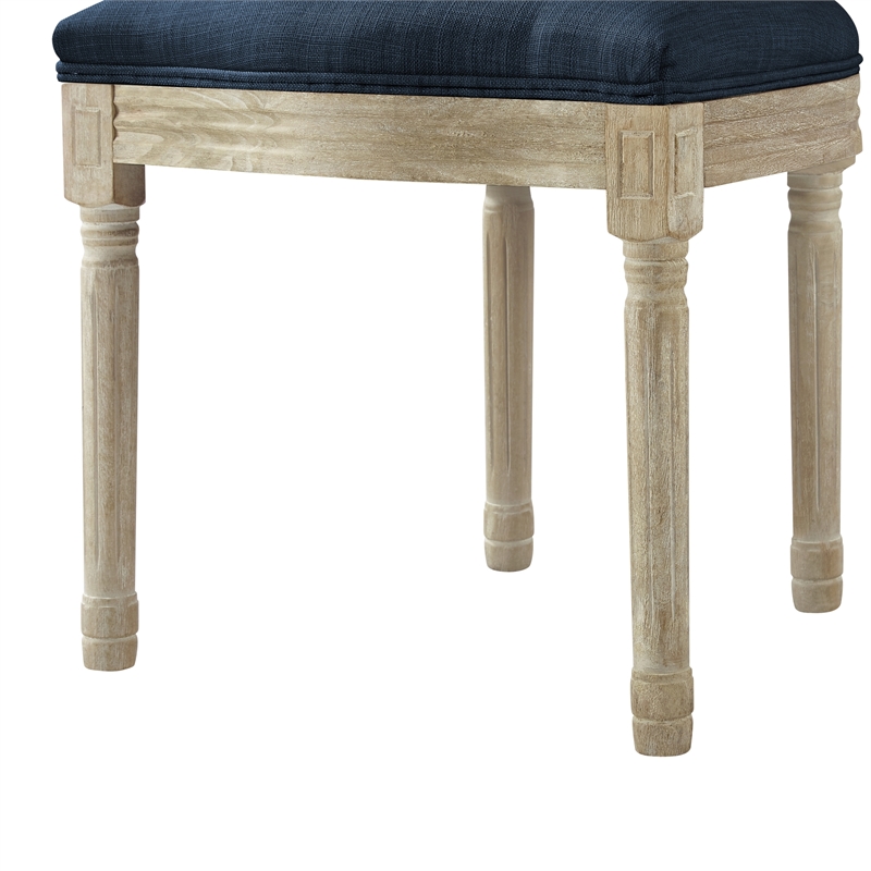 Posh Living Elisheva Linen Dining Chair Navy