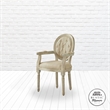 Posh Living Elisheva Linen Dining Chair Beige