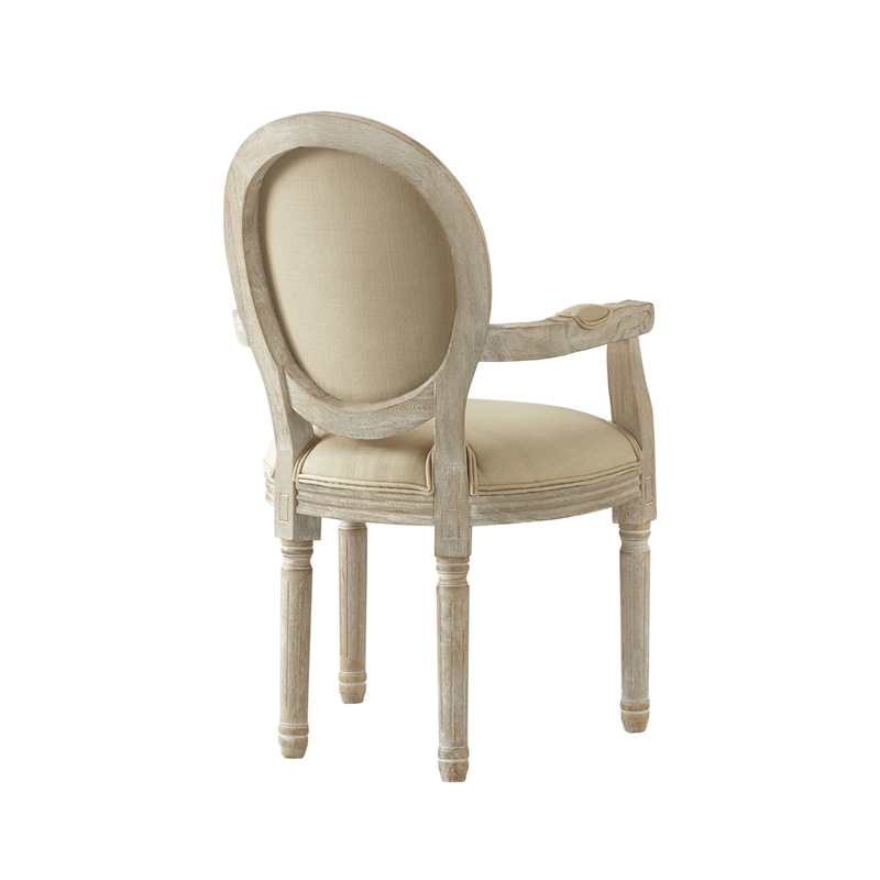 Posh Living Elisheva Linen Dining Chair Beige