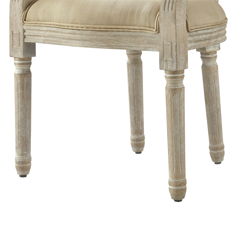 Posh Living Elisheva Linen Dining Chair Beige