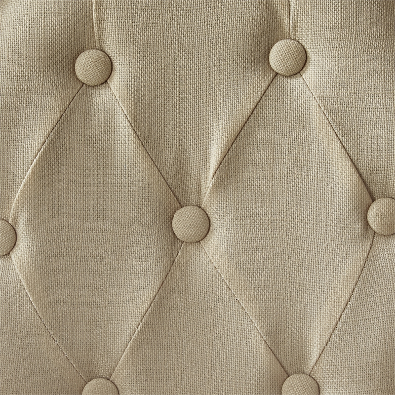 Posh Living Elisheva Linen Dining Chair Beige