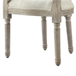Posh Living Elisheva Linen Dining Chair Cream White