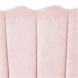 Posh Living Emaline Velvet Loveseat Blush