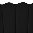 Posh Living Emaline Velvet Loveseat Black