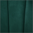 Posh Living Emaline Velvet Accent Chair Hunter Green