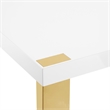 Posh Living Alaa  Dining Table White/Gold