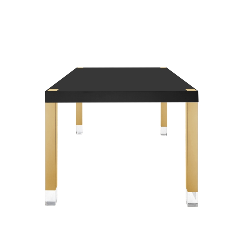 Posh Living Alaa  Dining Table Black/Gold