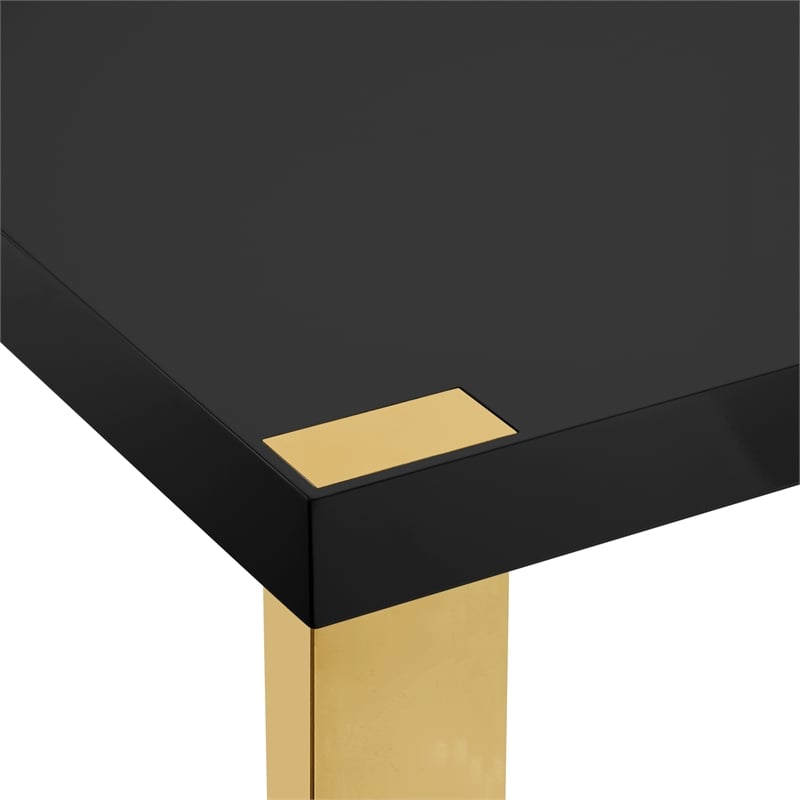 Posh Living Alaa  Dining Table Black/Gold