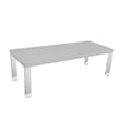 Posh Living Alaa  Dining Table Light Grey/Chrome