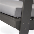 Posh Living Safia  Outdoor 3pc Seating Group Dark Grey