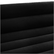 Posh Living Makynlee Velvet Settee Loveseat Black/Chrome