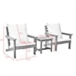 Posh Living Roberta  Outdoor 3pc Seating Group Teak