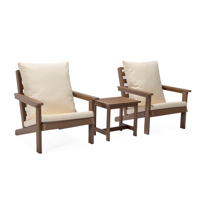 Posh Living Roberta  Outdoor 3pc Seating Group Teak