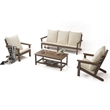 Posh Living Roberta  Outdoor 4pc Seating Group Teak