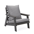 Posh Living Safia  Outdoor 4pc Seating Group Dark Grey