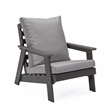 Posh Living Safia  Outdoor 4pc Seating Group Dark Grey