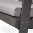 Posh Living Safia  Outdoor 4pc Seating Group Dark Grey