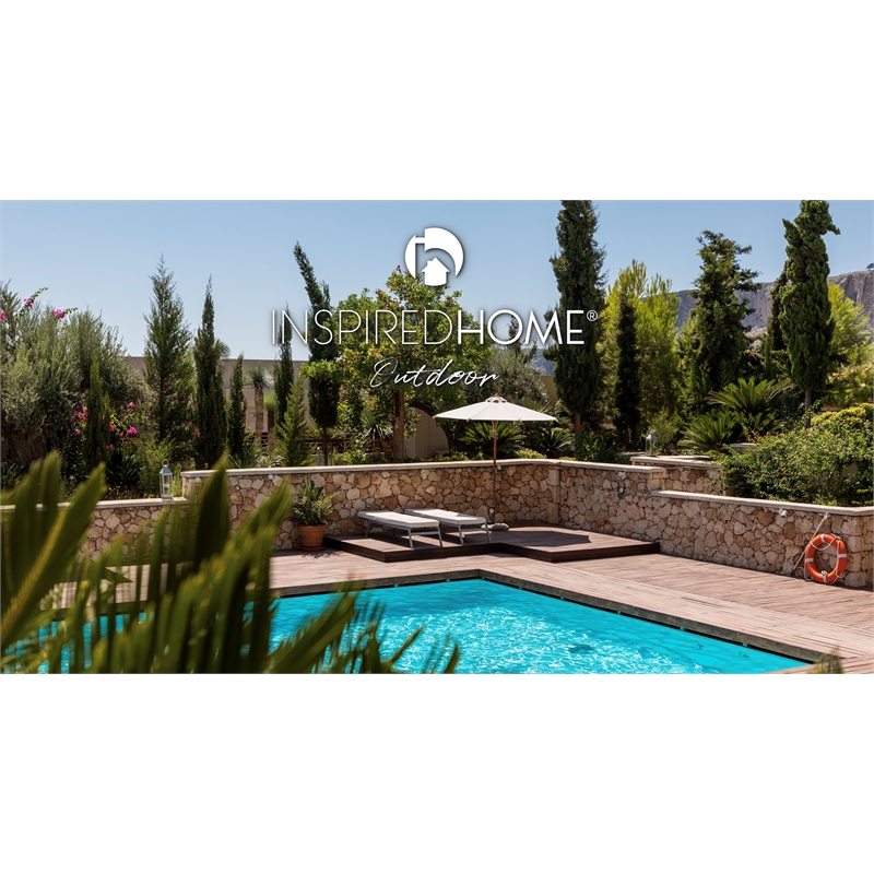 Posh Living Safia  Outdoor 4pc Seating Group Dark Grey