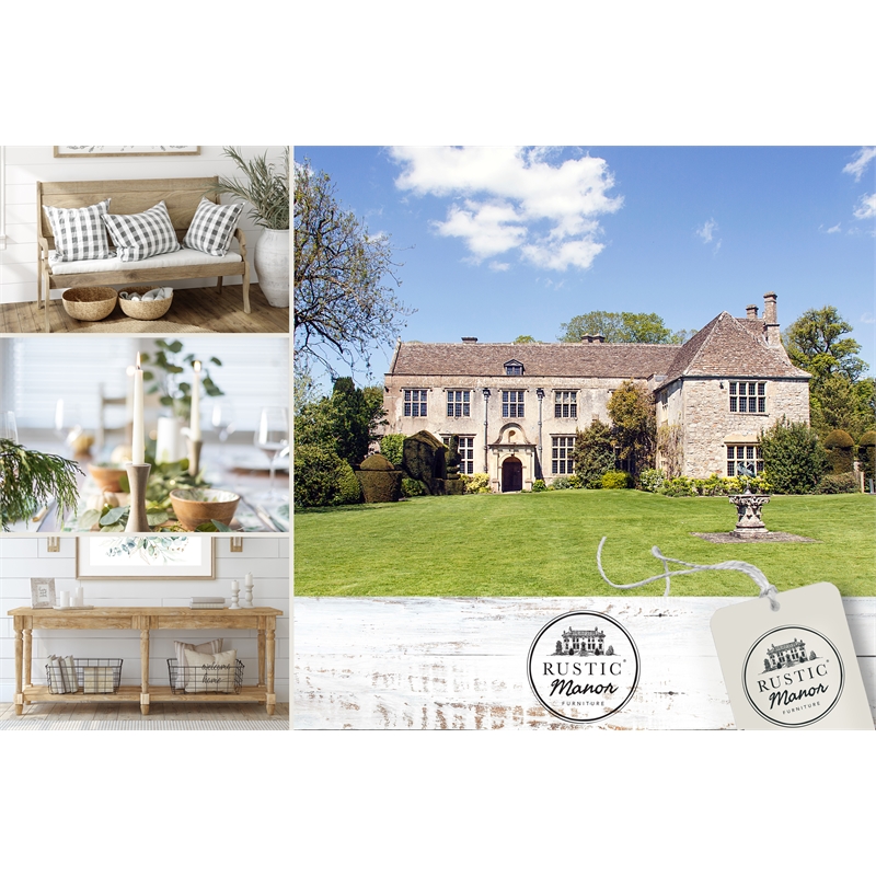 Posh Living Adelyne Linen & Solid Wood Platform Bed Full Size in Cream White