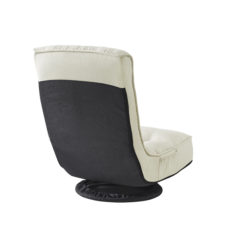 Posh Living Woodrow Linen Recliner/Floor Chair Beige