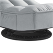 Posh Living Woodrow Linen Recliner/Floor Chair Grey