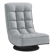Posh Living Woodrow Linen Recliner/Floor Chair Grey