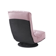 Posh Living Woodrow Linen Recliner/Floor Chair Pink