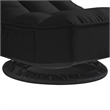 Posh Living Woodrow Linen Recliner/Floor Chair Black