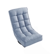 Posh Living Woodrow Linen Recliner/Floor Chair Blue