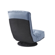 Posh Living Woodrow Linen Recliner/Floor Chair Blue