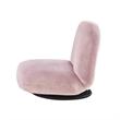 Posh Living Saeed Plush Recliner/Floor Chair Pink