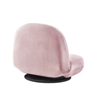 Posh Living Saeed Plush Recliner/Floor Chair Pink