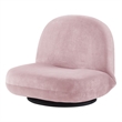 Posh Living Saeed Plush Recliner/Floor Chair Pink