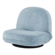 Posh Living Saeed Plush Recliner/Floor Chair Blue