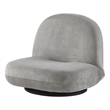 Posh Living Saeed Plush Recliner/Floor Chair Grey