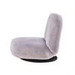 Posh Living Saeed Plush Recliner/Floor Chair Lavender