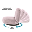 Posh Living Saeed Plush Recliner/Floor Chair Lavender