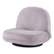 Posh Living Saeed Plush Recliner/Floor Chair Lavender