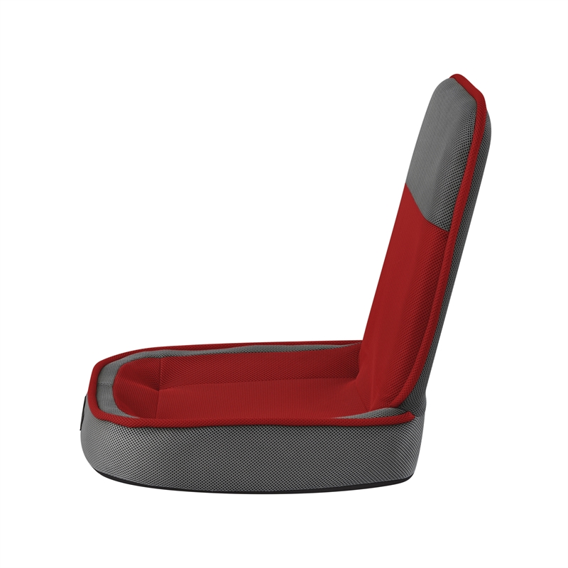 Posh Living Amila Mesh Floor Chair Red