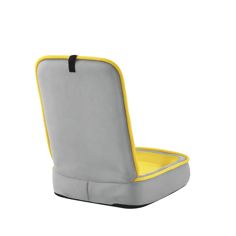 Posh Living Amila Mesh Floor Chair Yellow