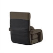 Posh Living Yuvraj Linen Recliner/Floor Chair Brown