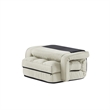 Posh Living Yuvraj Linen Recliner/Floor Chair Beige