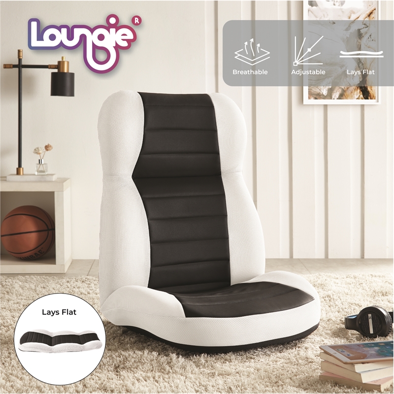 Posh Living Arleen Mesh Recliner/Floor Chair White