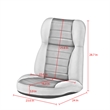 Posh Living Arleen Mesh Recliner/Floor Chair White