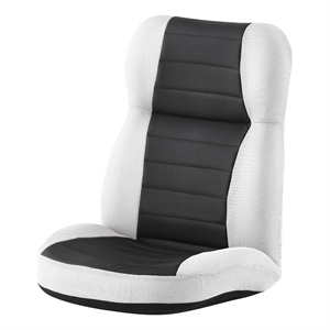 Posh Living Arleen Mesh Recliner/Floor Chair White