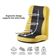 Posh Living Arleen Mesh Recliner/Floor Chair Yellow
