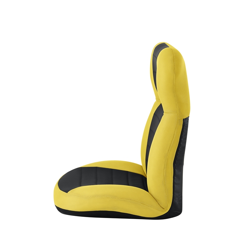 Posh Living Arleen Mesh Recliner/Floor Chair Yellow