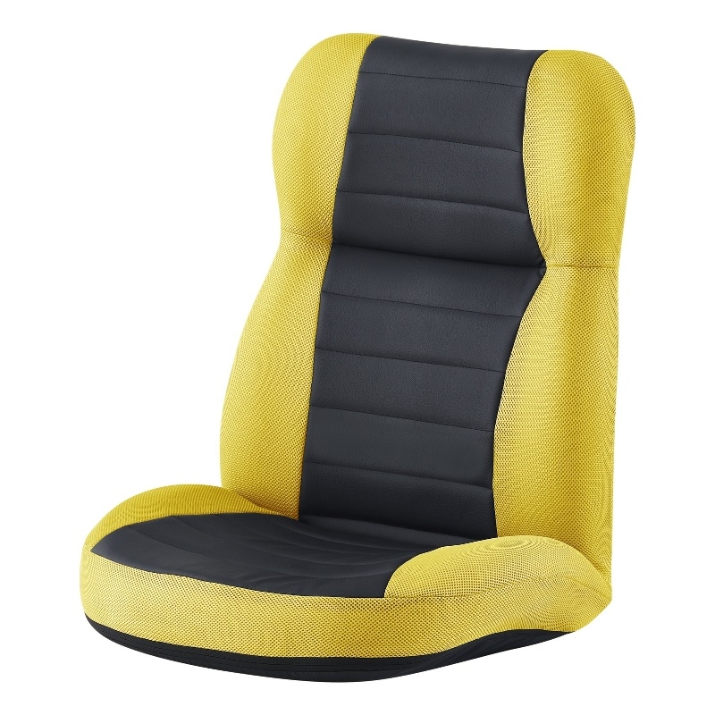 Posh Living Arleen Mesh Recliner/Floor Chair Yellow