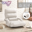 Posh Living Yuvan Mesh Recliner/Floor Chair White