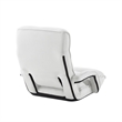 Posh Living Yuvan Mesh Recliner/Floor Chair White